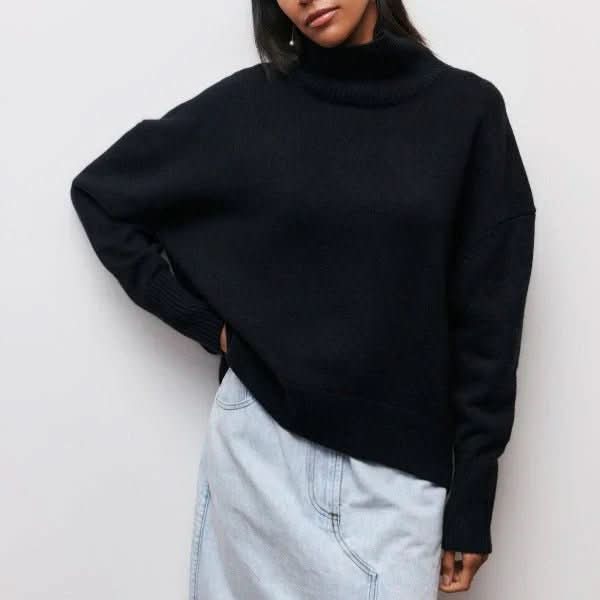 Aria – sweter oversize z golfem