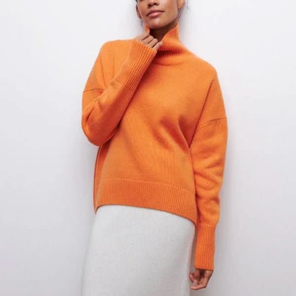 Aria – sweter oversize z golfem