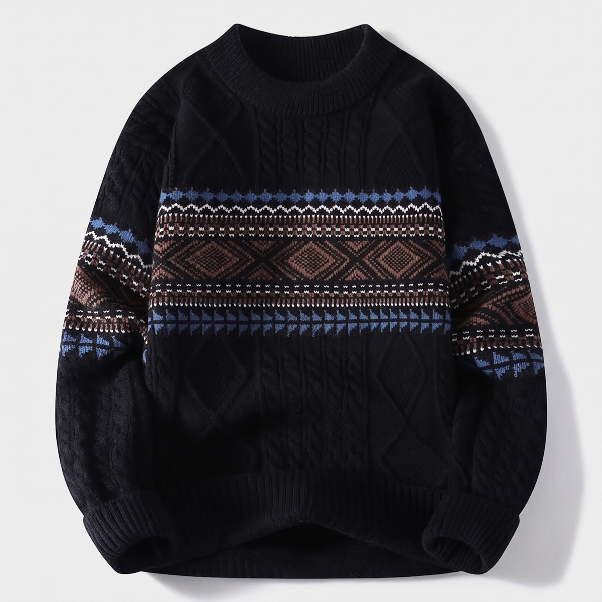 ARVID Nordic sweter z dzianiny