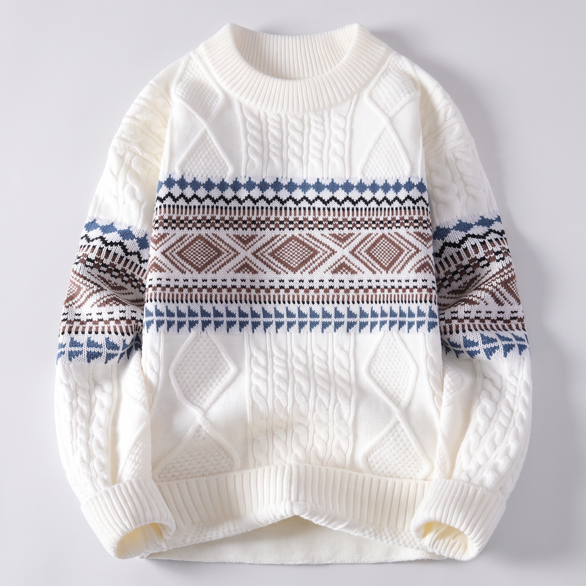 ARVID Nordic sweter z dzianiny