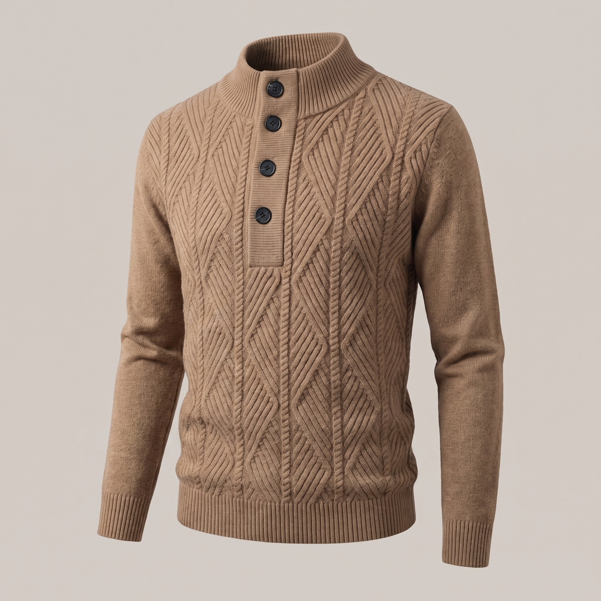 AUREVO Sweter z wełny merino