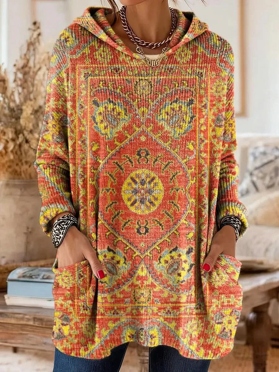 LOWENNA Tunika Boho z Kapturem