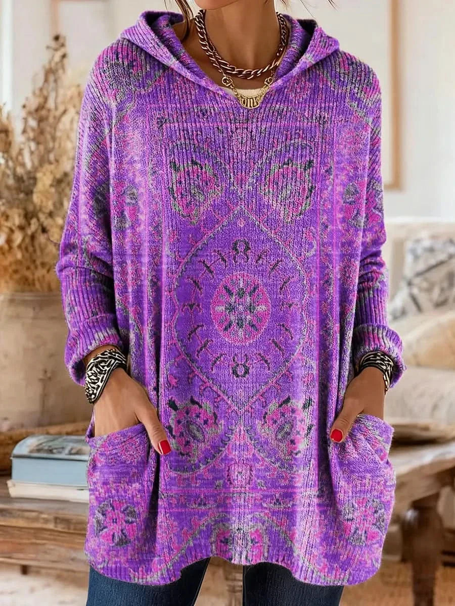 LOWENNA Tunika Boho z Kapturem