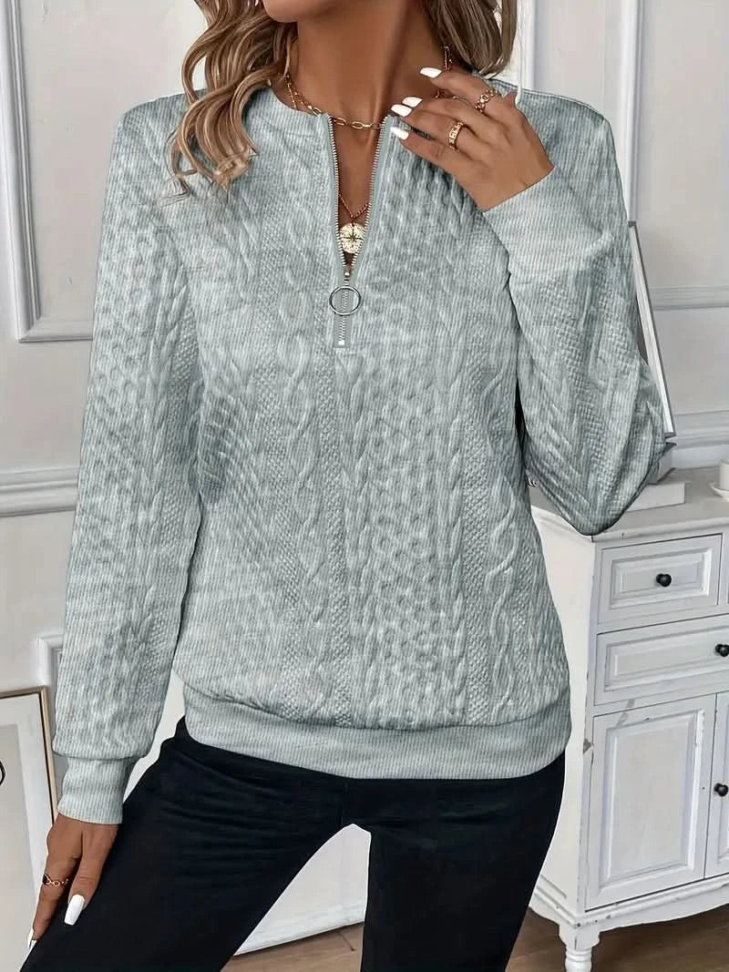 Amy | Sweter z zamkiem