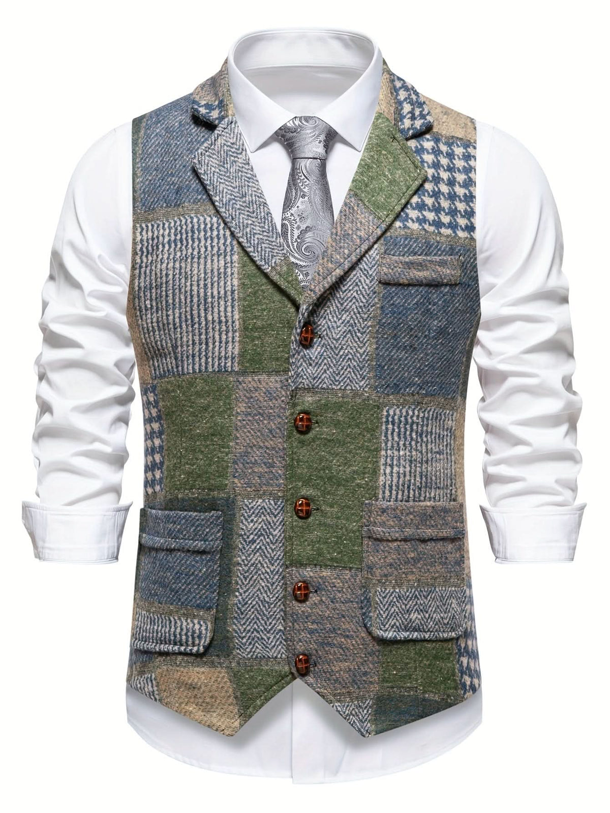 Kamizelka Caldwell Herringbone