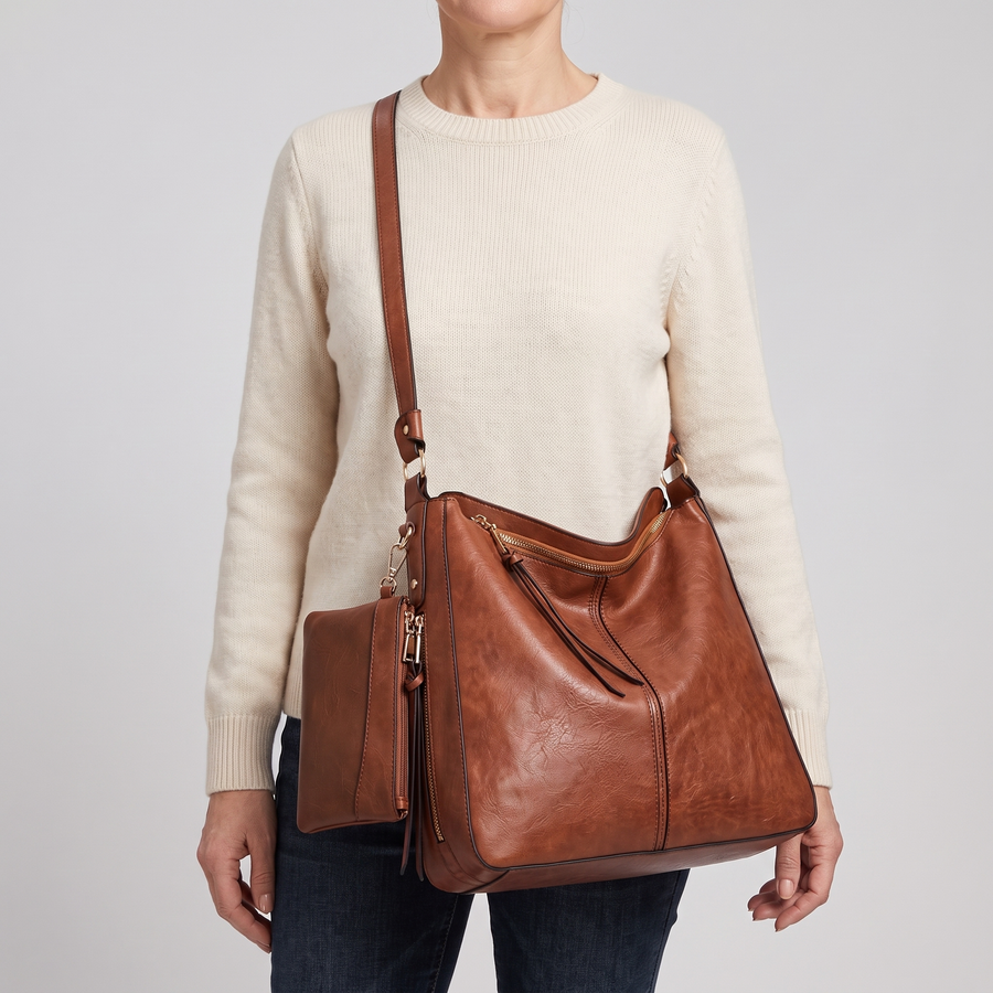 CAMELLIA skórzana torebka hobo