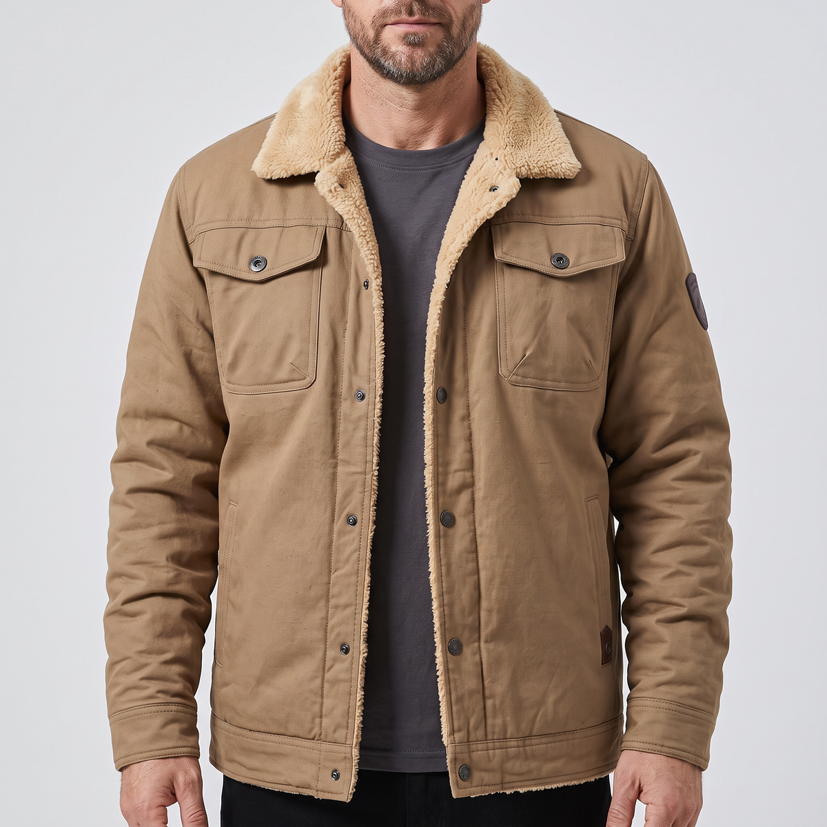 Casey – polarowa kurtka bomber