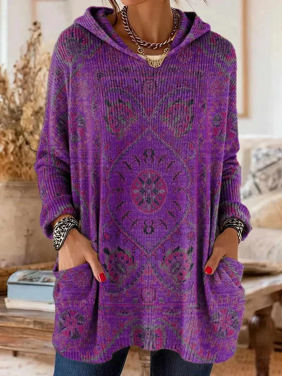 LOWENNA Tunika Boho z Kapturem