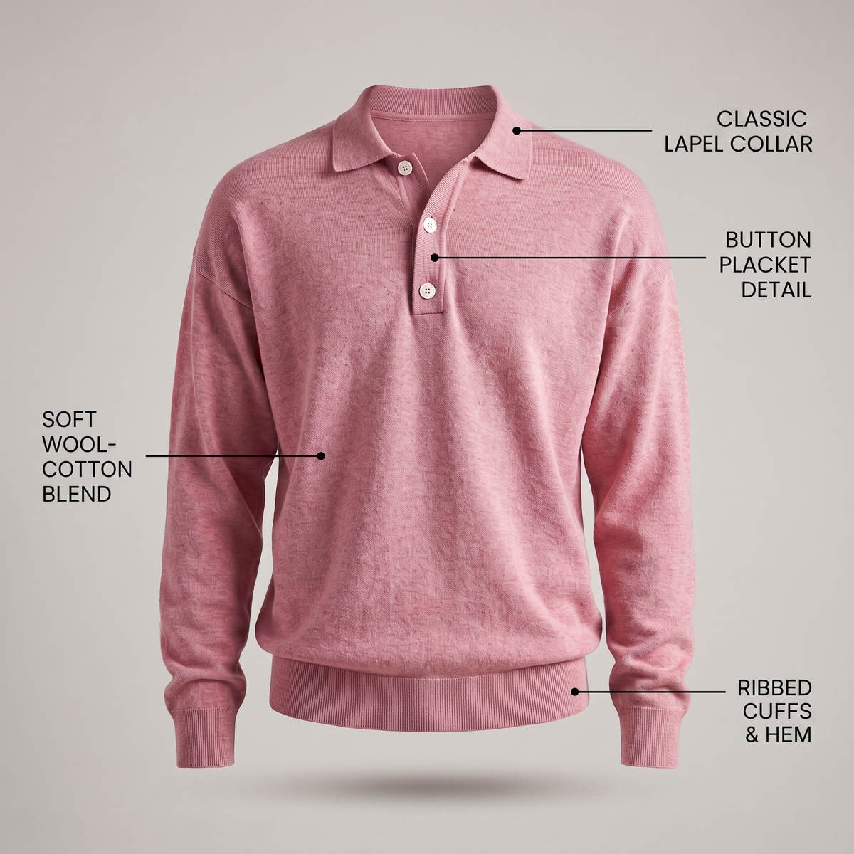 Corvin wełniane polo