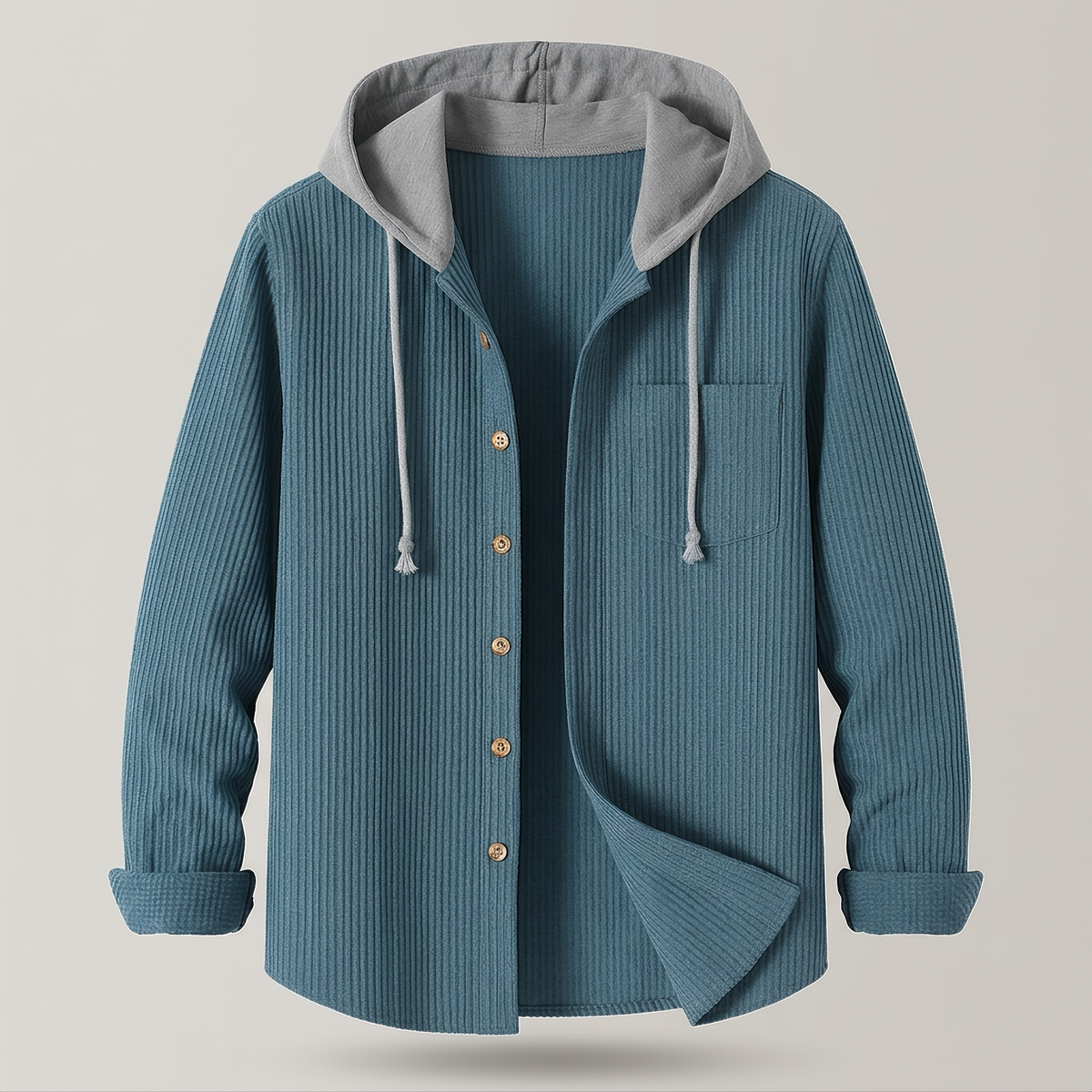 Dante – bluza z kapturem ze sztruksu