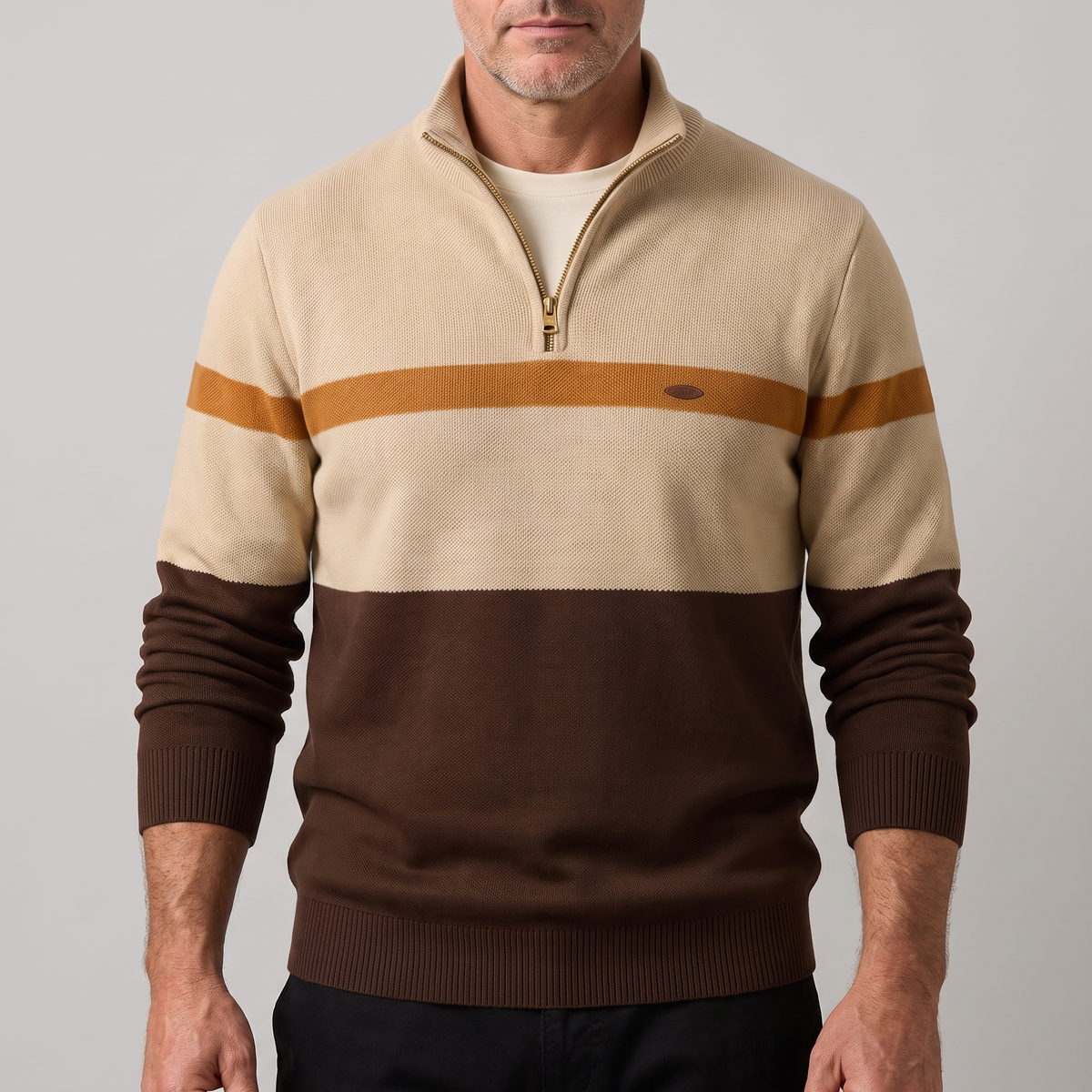 Elston Heritage bluza z zamkiem 1/4