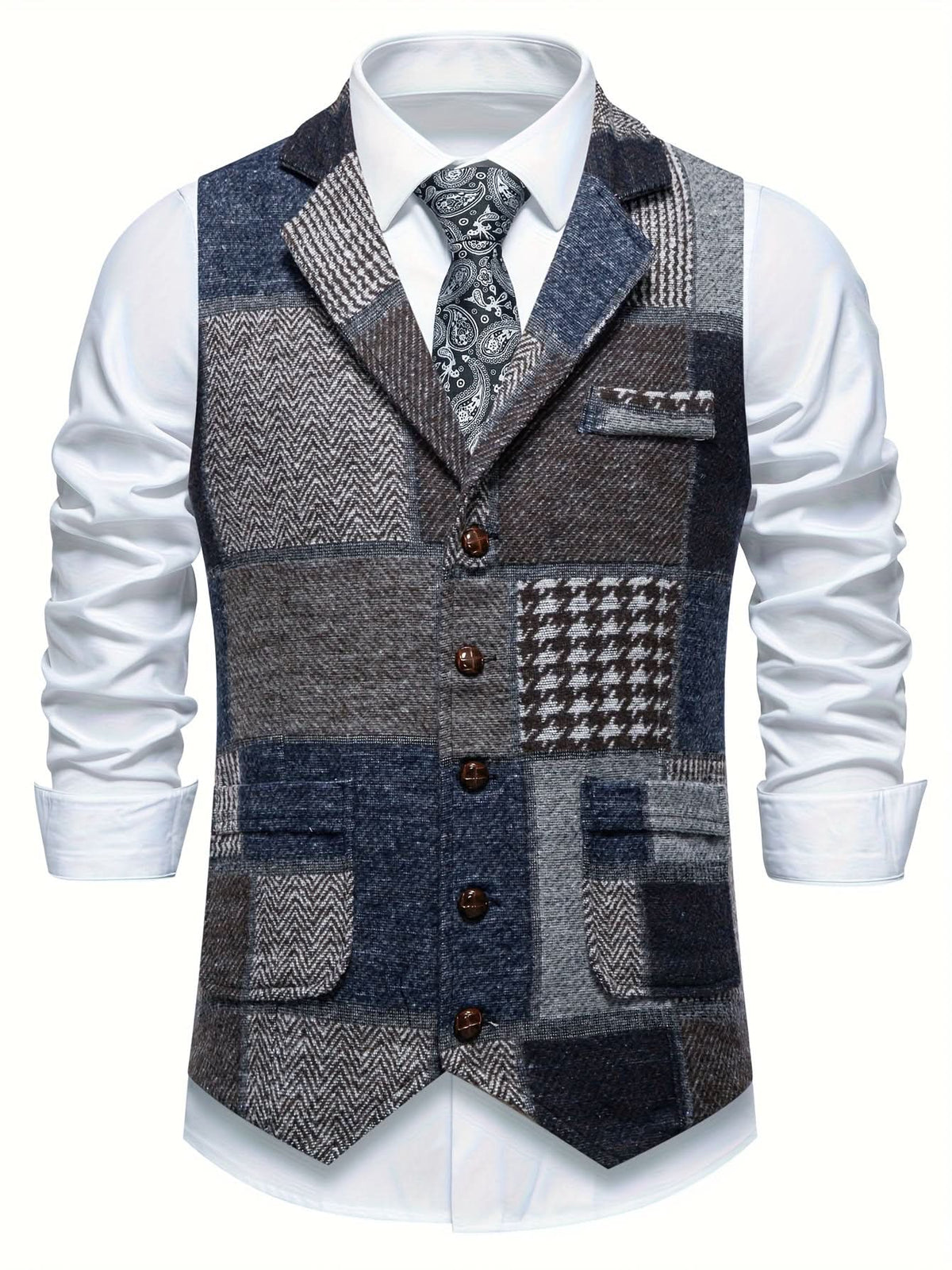 Kamizelka Caldwell Herringbone