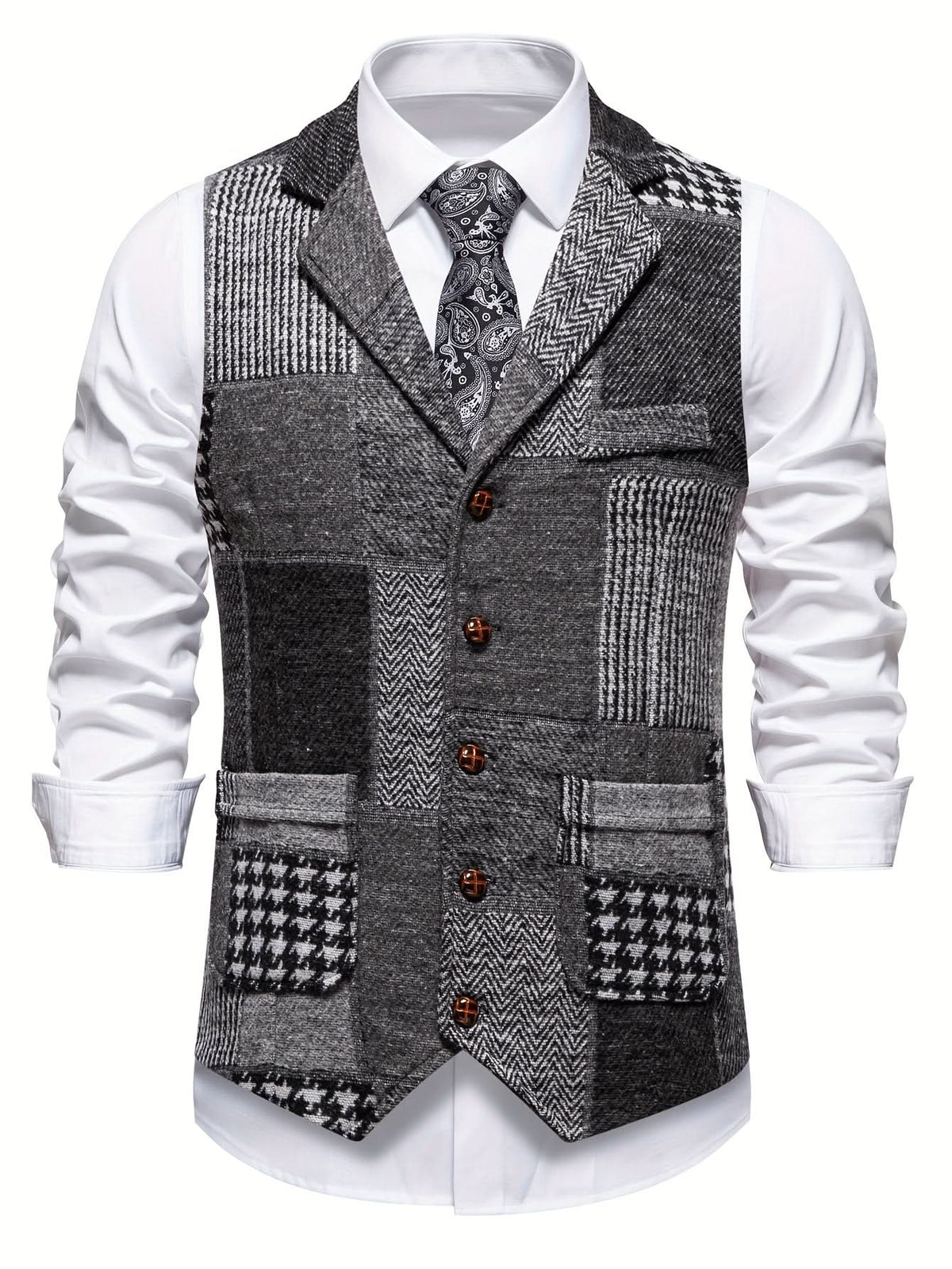 Kamizelka Caldwell Herringbone