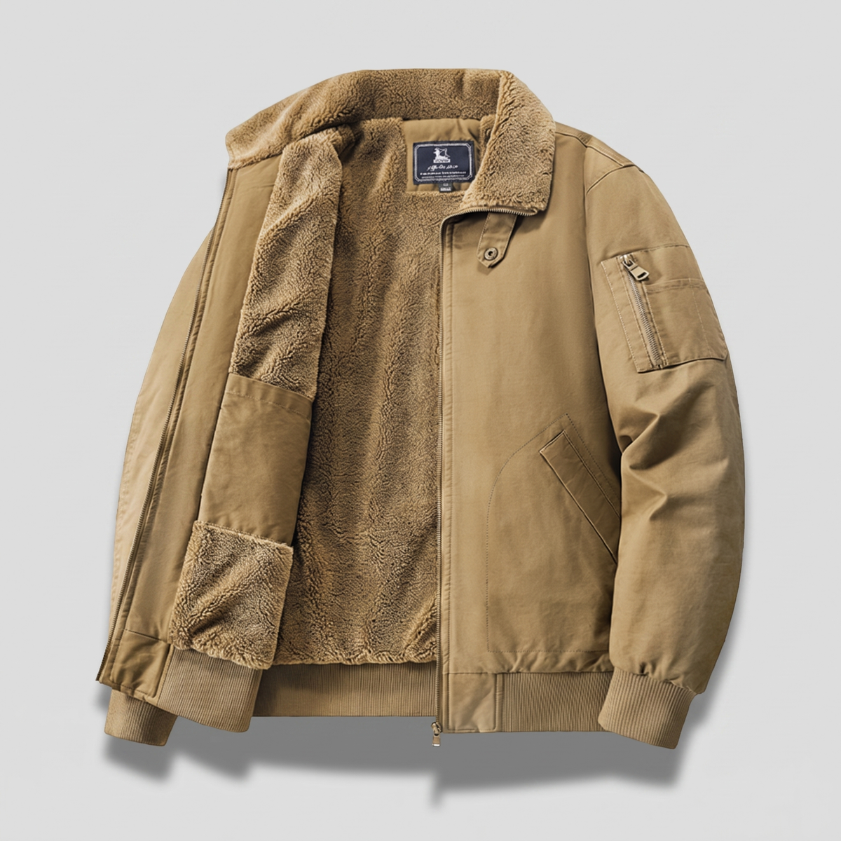 Graham – polarowa kurtka bomber