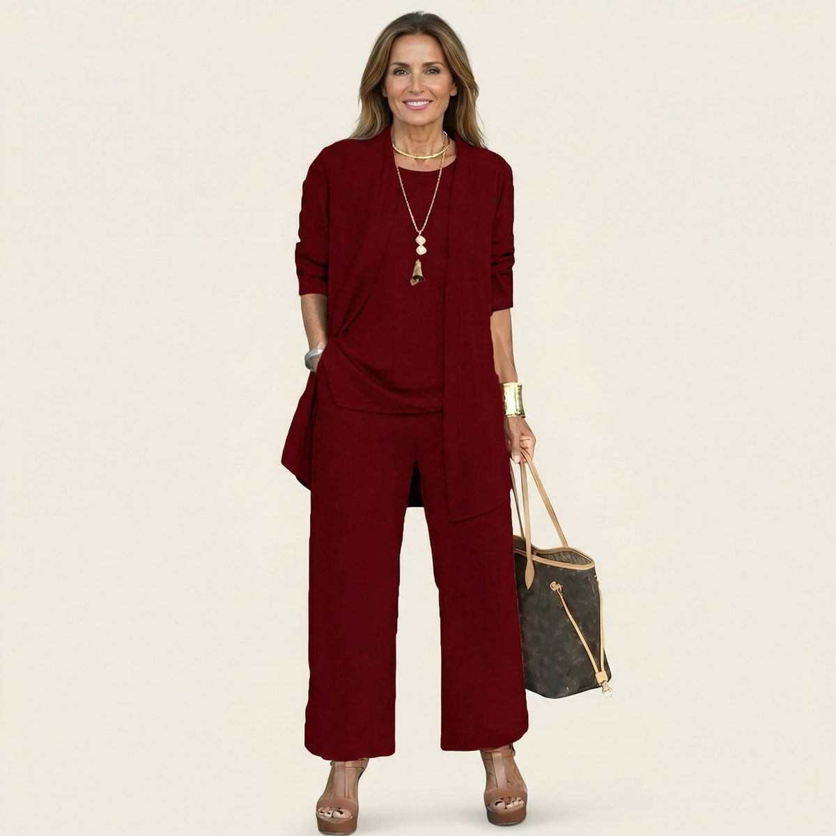 ZARA ELEGANCKI ZESTAW 3-CZĘŚCIOWY