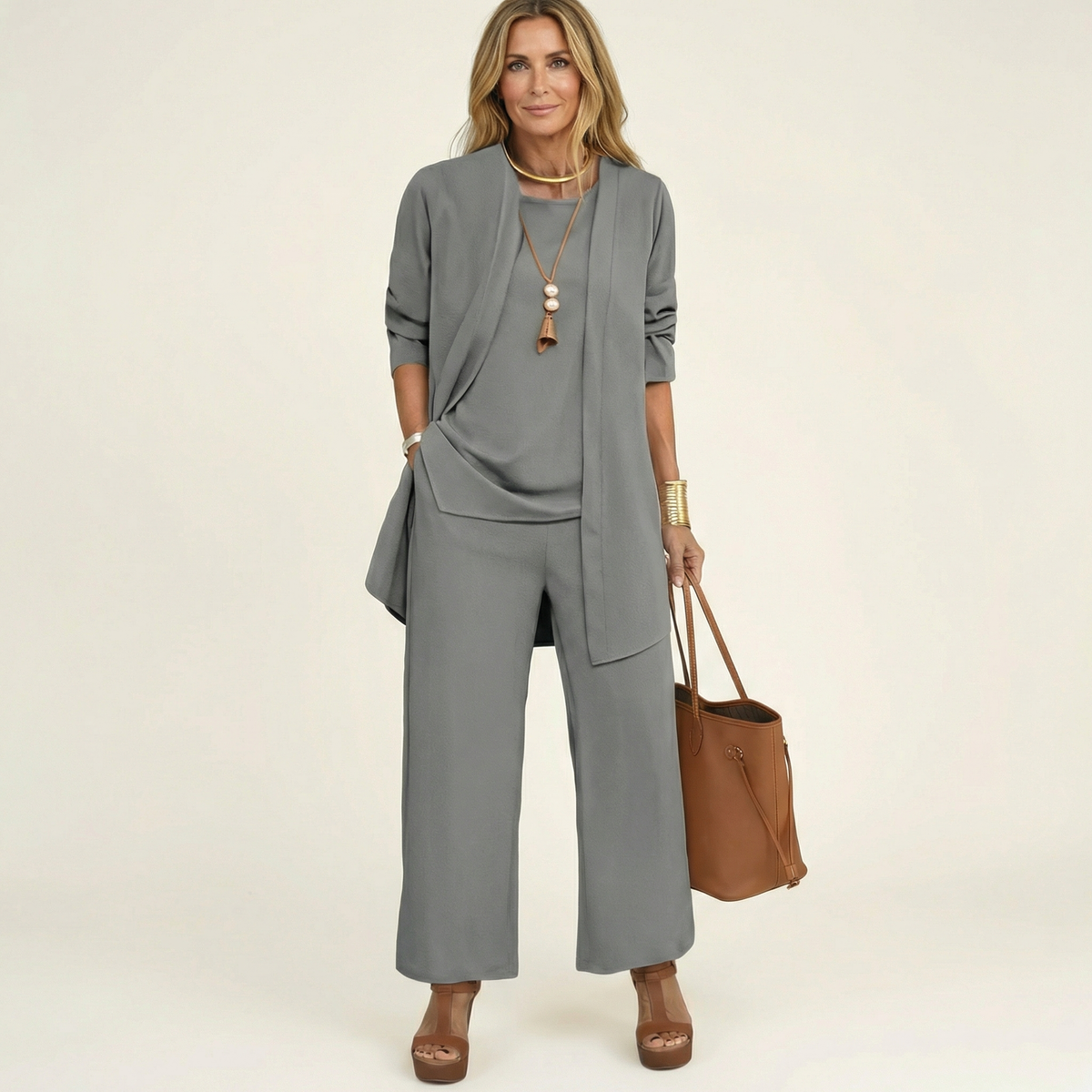 ZARA ELEGANCKI ZESTAW 3-CZĘŚCIOWY