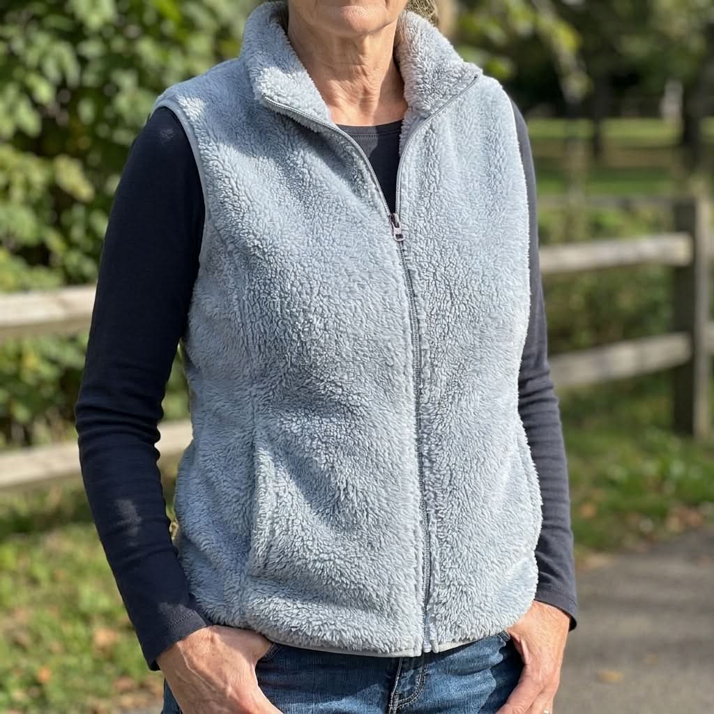 AURIELLE kamizelka z polaru