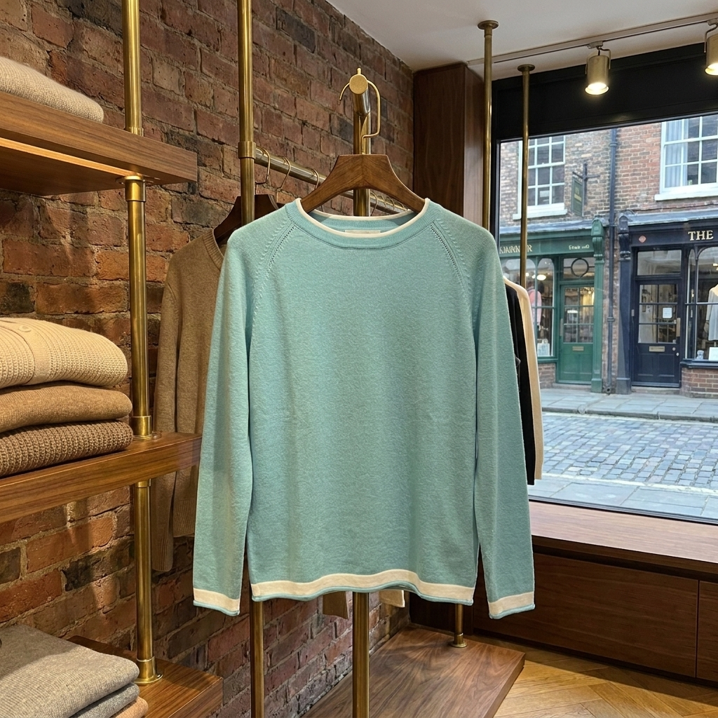 HARPER Sweter Bawełniany Dzianinowy