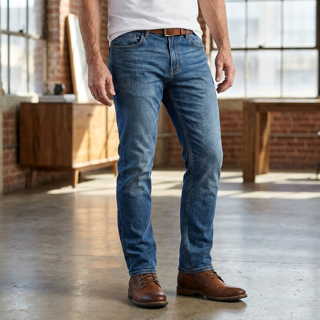 KINGSLEY STRETCH DENIM Jeansy slim-fit z rozciągliwego denimu
