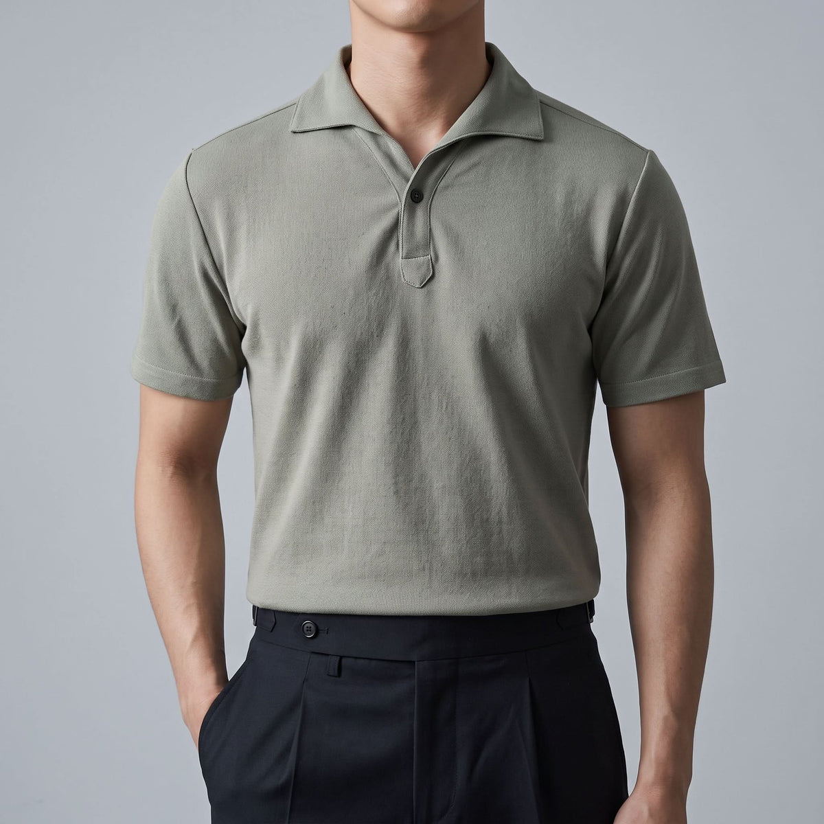 ELSTREE POLO Z KOŁNIERZYKIEM