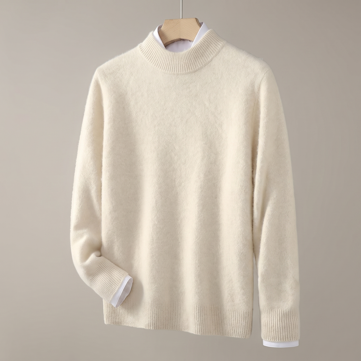 HARRINGTON gruby sweter z dzianiny