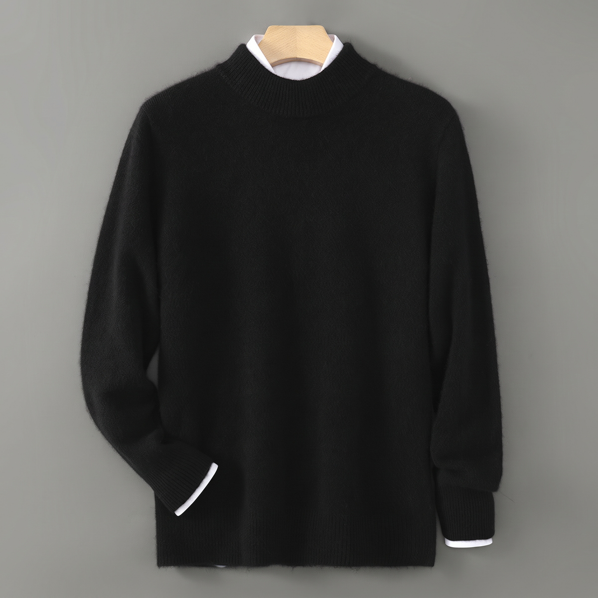 HARRINGTON gruby sweter z dzianiny