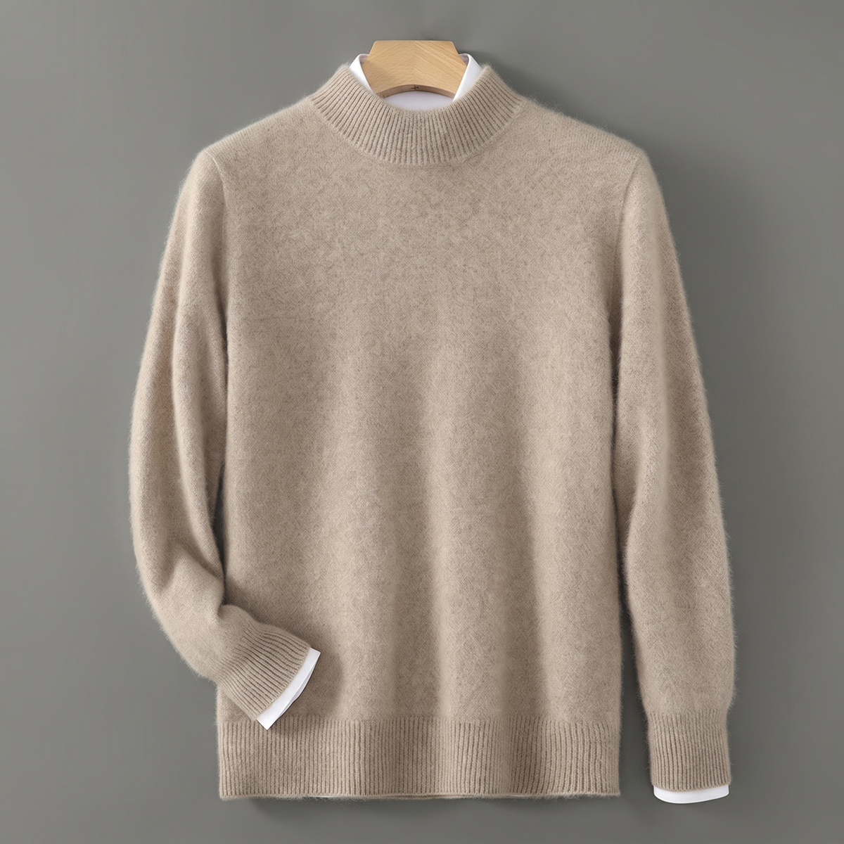 HARRINGTON gruby sweter z dzianiny