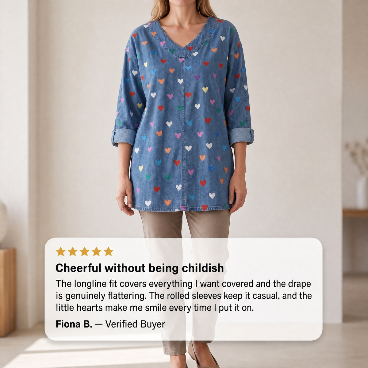 IVELLE CHARM BLUZKA – bluzka z sercami