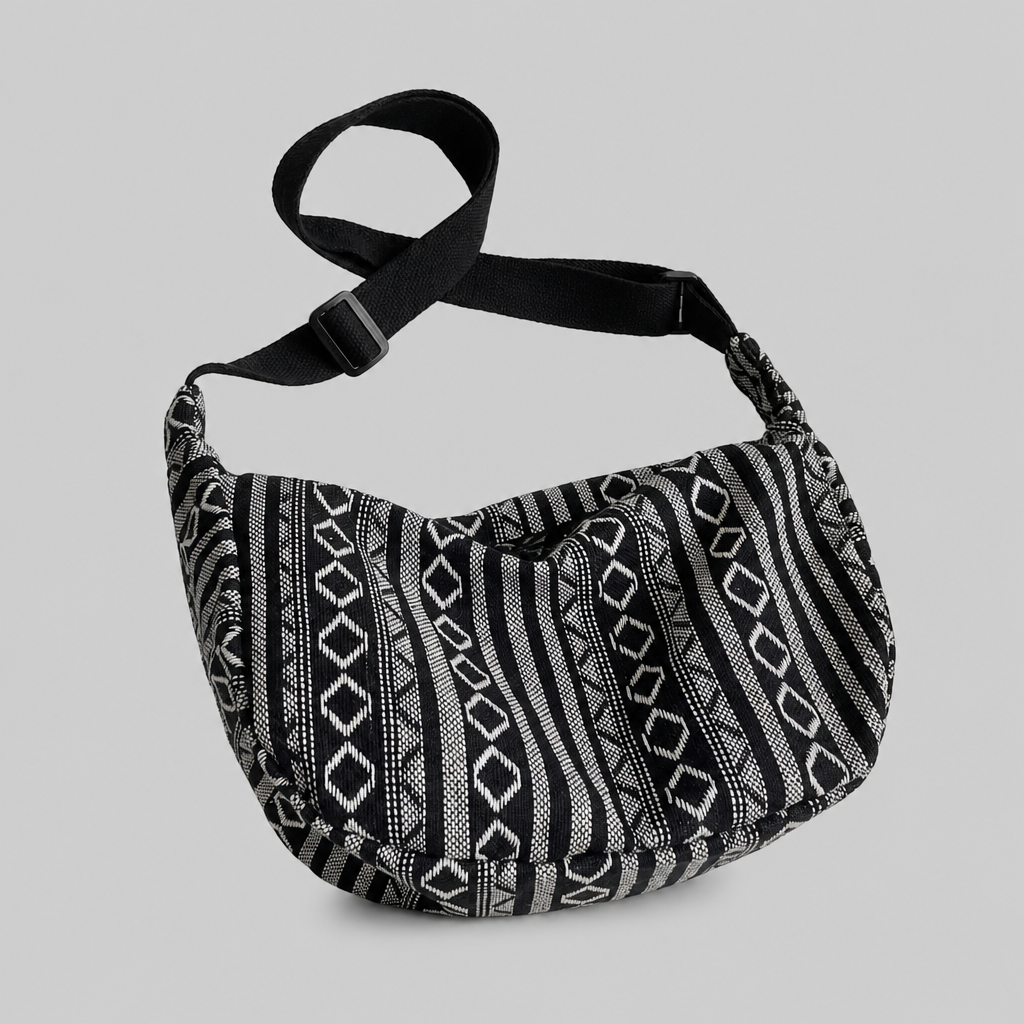 LA BOHEME wzorzysta torebka crossbody
