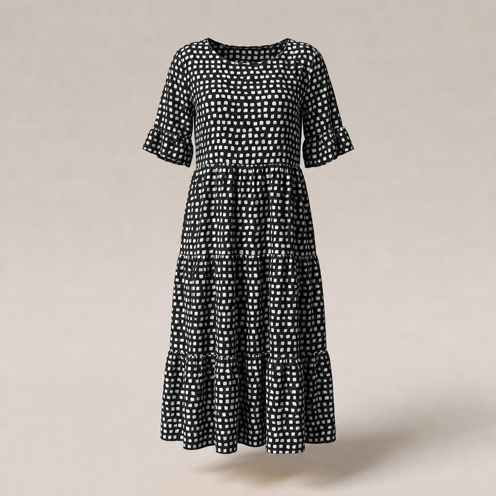 LIVIA elegancka sukienka midi