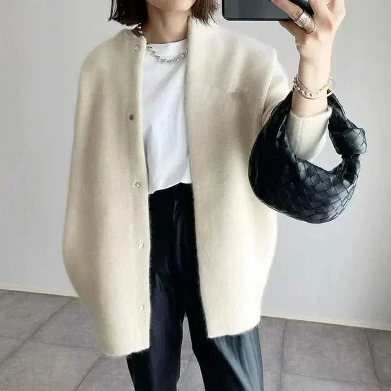 VANNA™ Elegancka dzianinowa kurtka na guziki