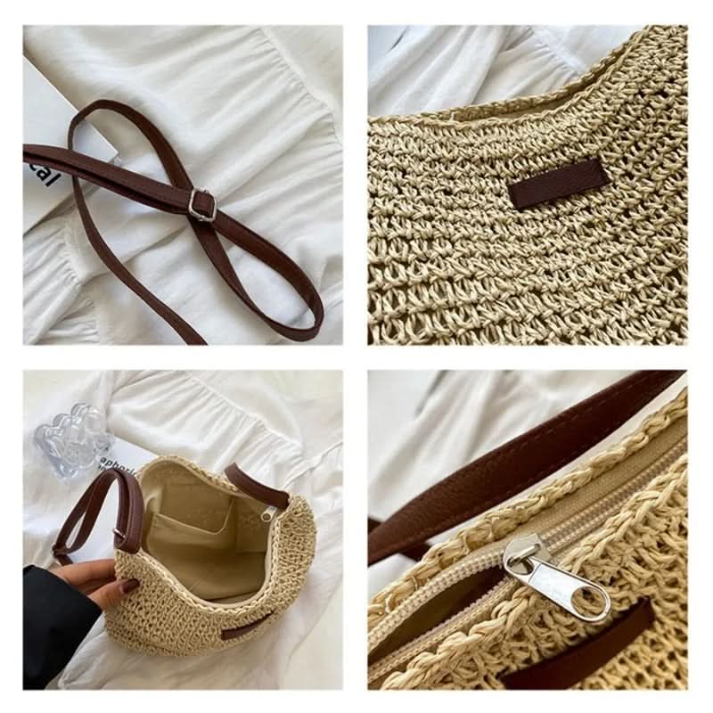 Lavinia – elegancka słomkowa torba shopper