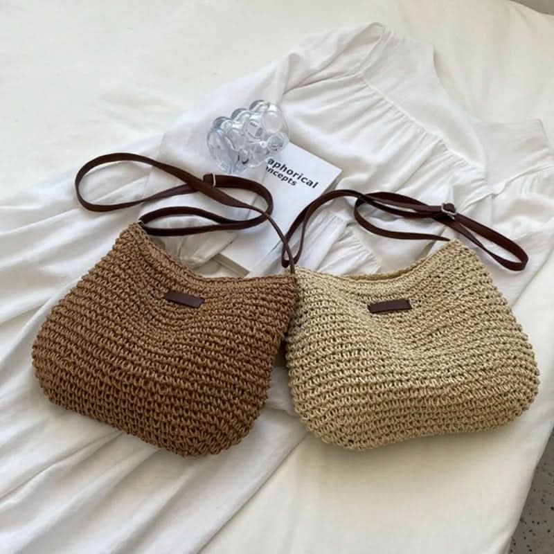Lavinia – elegancka słomkowa torba shopper
