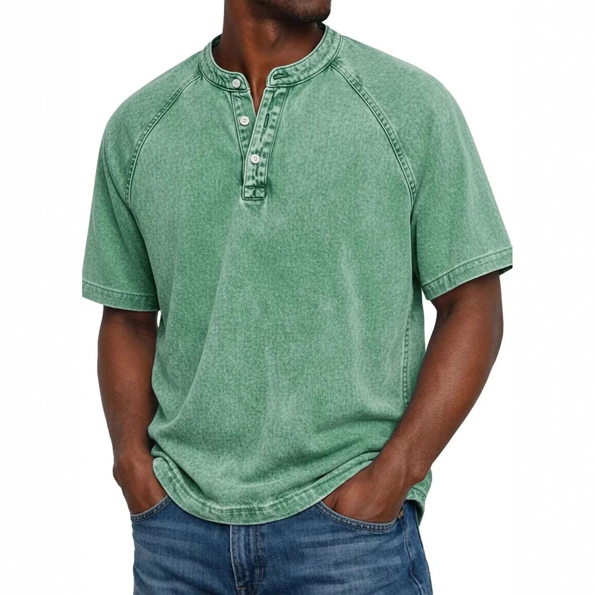 Arthur – swobodna koszulka henley