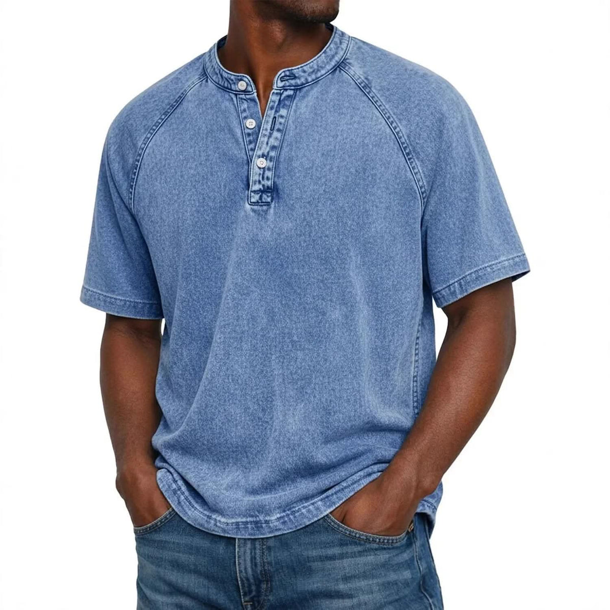 Arthur – swobodna koszulka henley