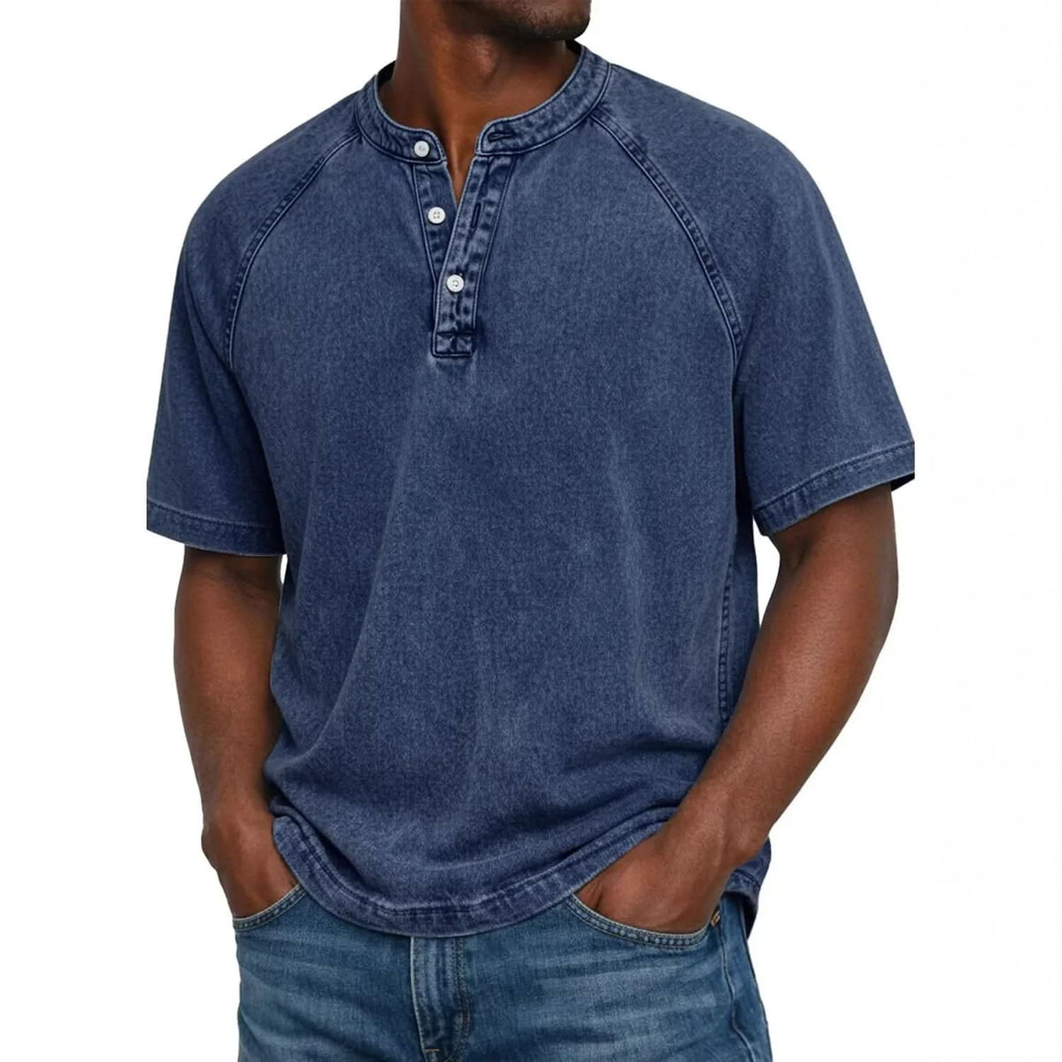 Arthur – swobodna koszulka henley