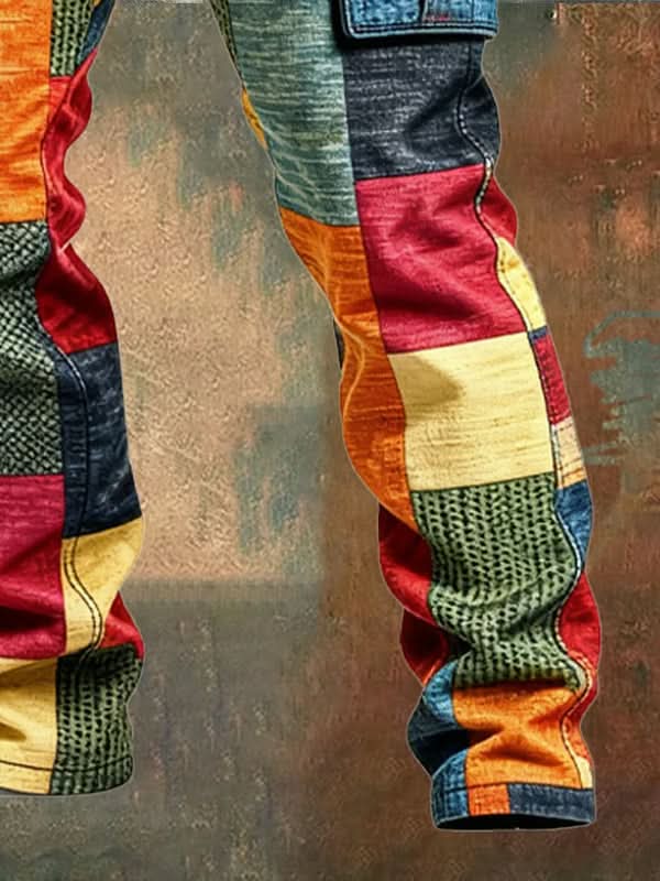 Varron – spodnie utility patchwork