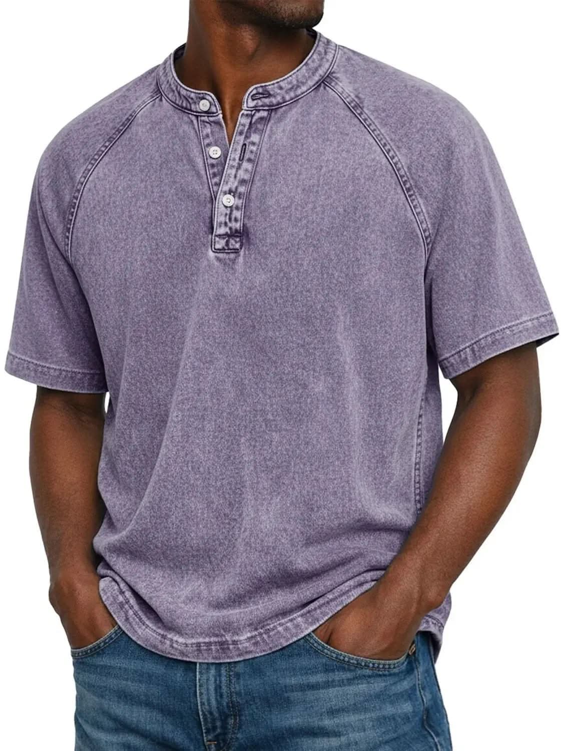 Arthur – swobodna koszulka henley