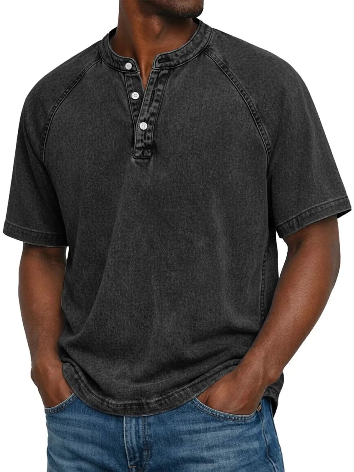 Arthur – swobodna koszulka henley