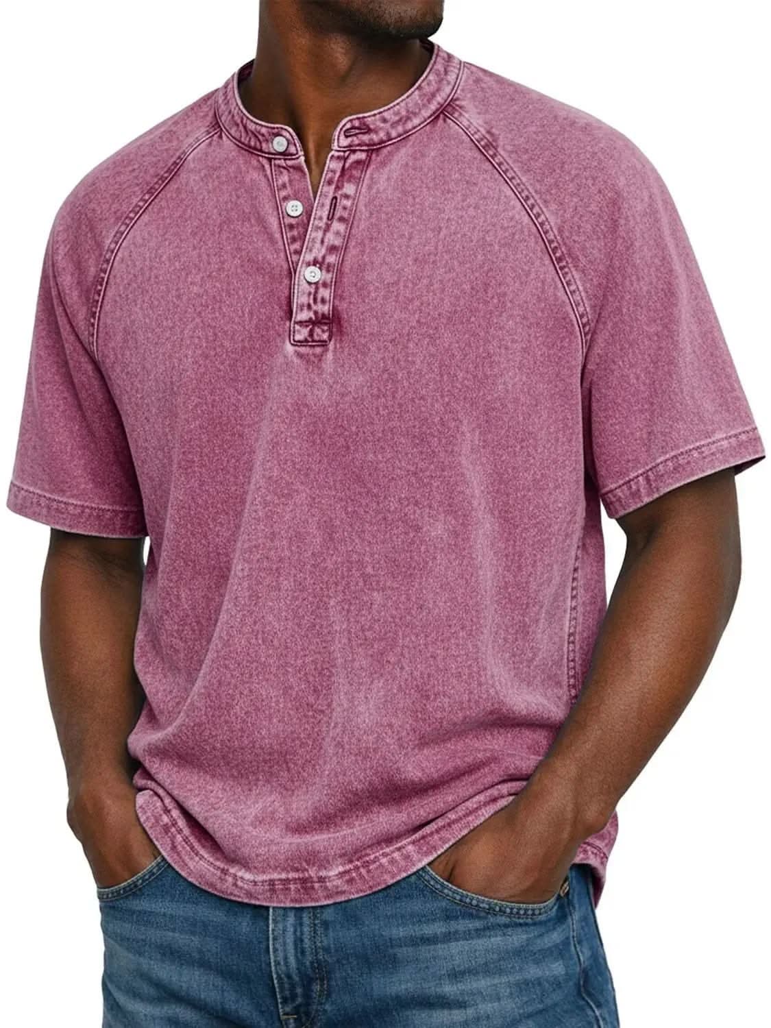 Arthur – swobodna koszulka henley