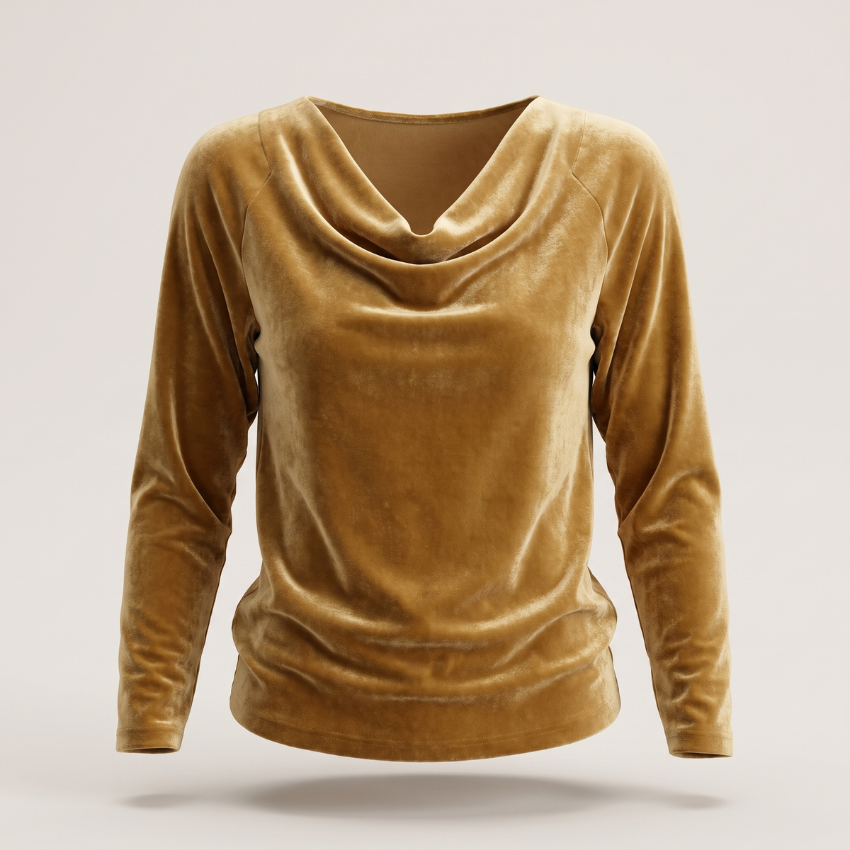 LILY WELUROWY ELEGANCKI TOP