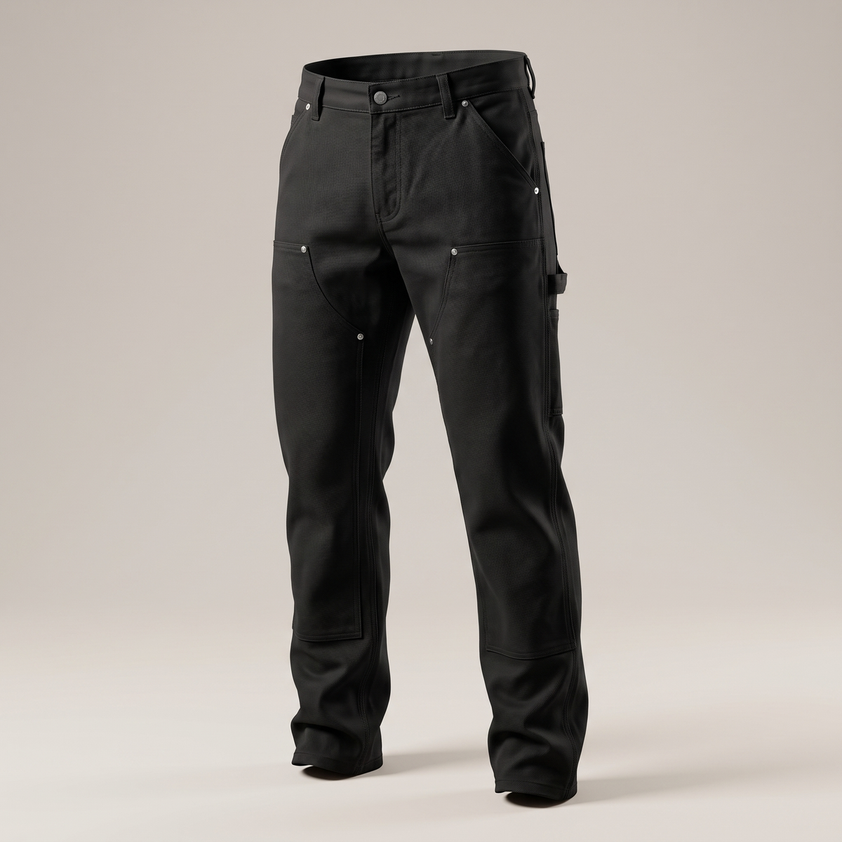 Wytrzymałe proste spodnie użytkowe typu workwear