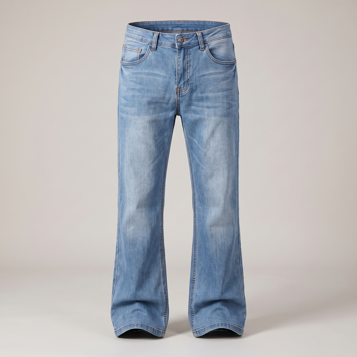 MĘSKIE JEANSY Z ROZSZERZANĄ NOGAWKĄ (BOOT CUT)