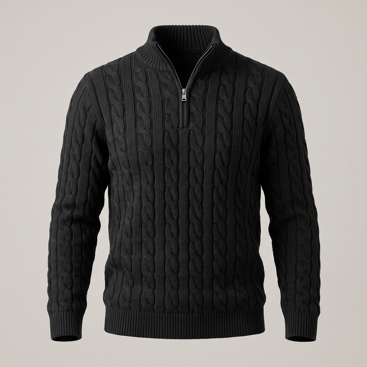 MILANO Sweter z bawełnianej dzianiny