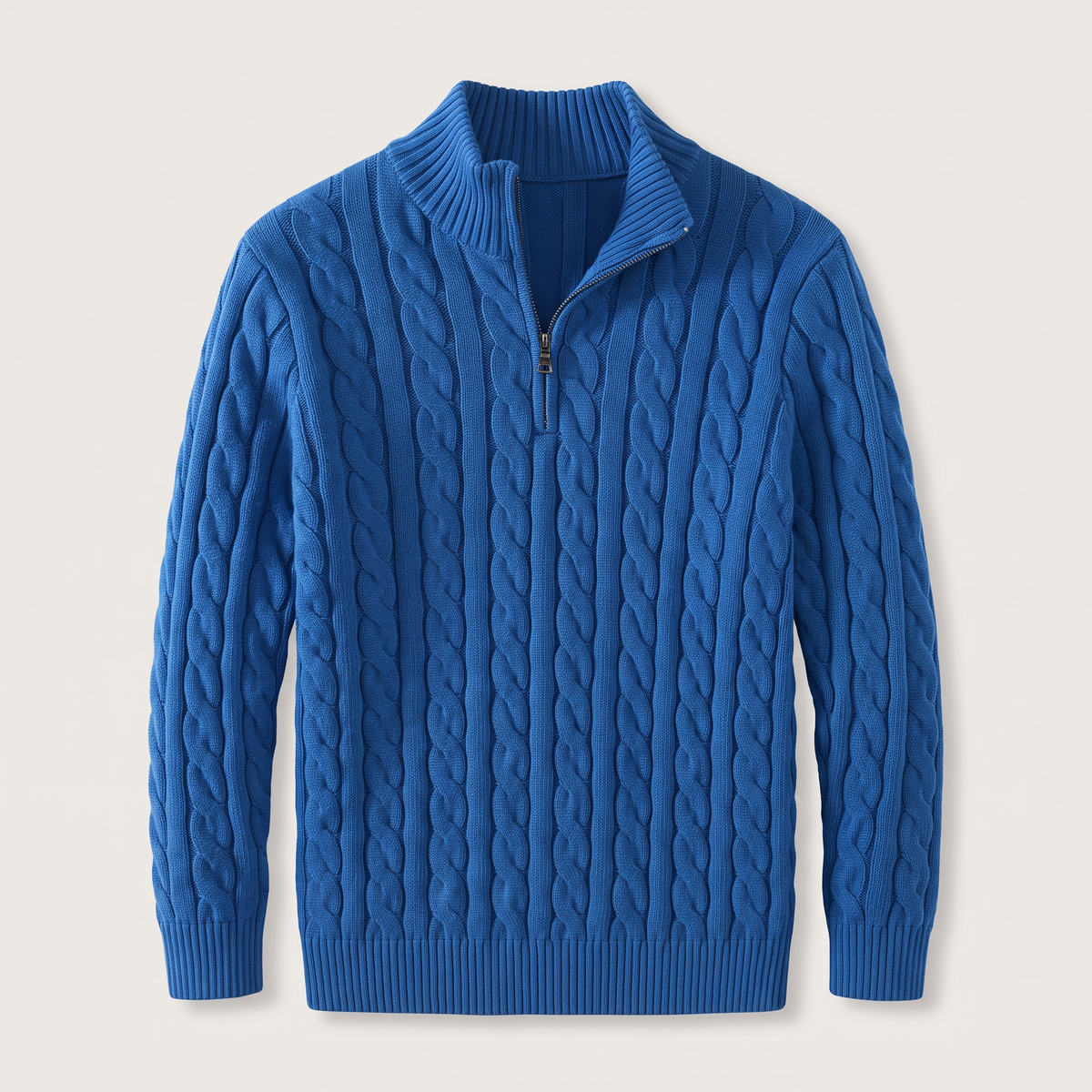MILANO Sweter z bawełnianej dzianiny