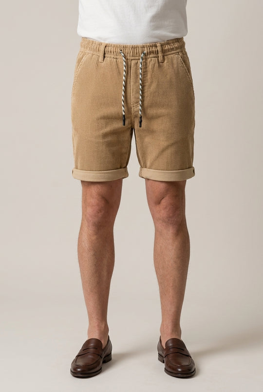 Maelys™ Ponadczasowo Eleganckie Prążkowane Szorty