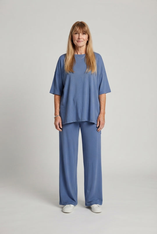 Adelina™ Elegancki Krój Oversize Komplet