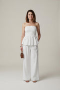 Anette™ Elegancki Krój Peplum Komplet