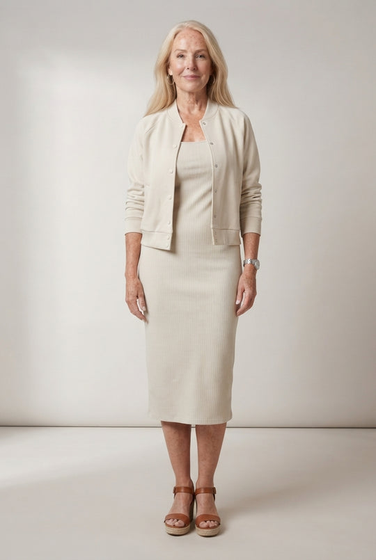Sabrina™ Elegancki Z Krótką Kurtką Komplet