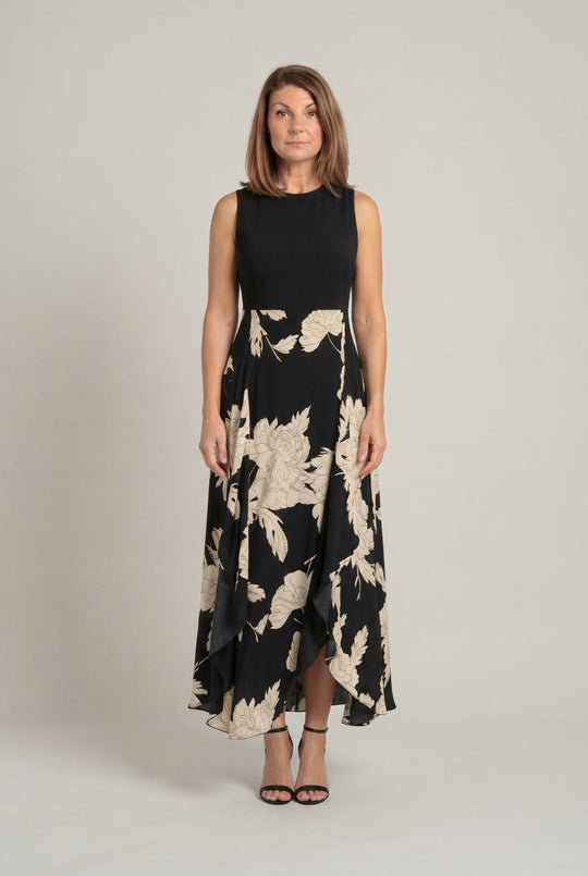 Elinora™ Elegancka Asymetryczna Sukienka Midi